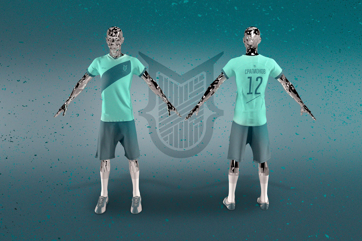 Дизайн футбольной команды MEDIA UNITED